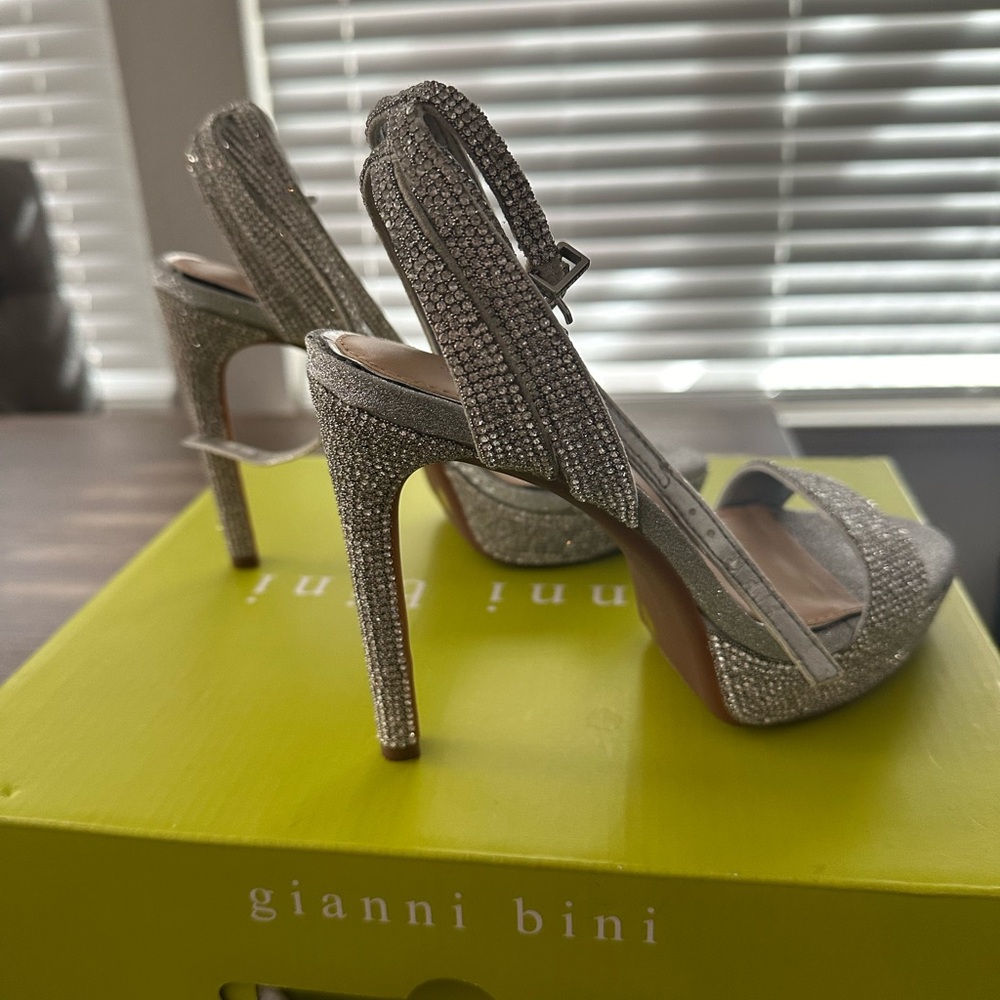 Gianni Bini Rhinestone Heels - Picture 4 of 8